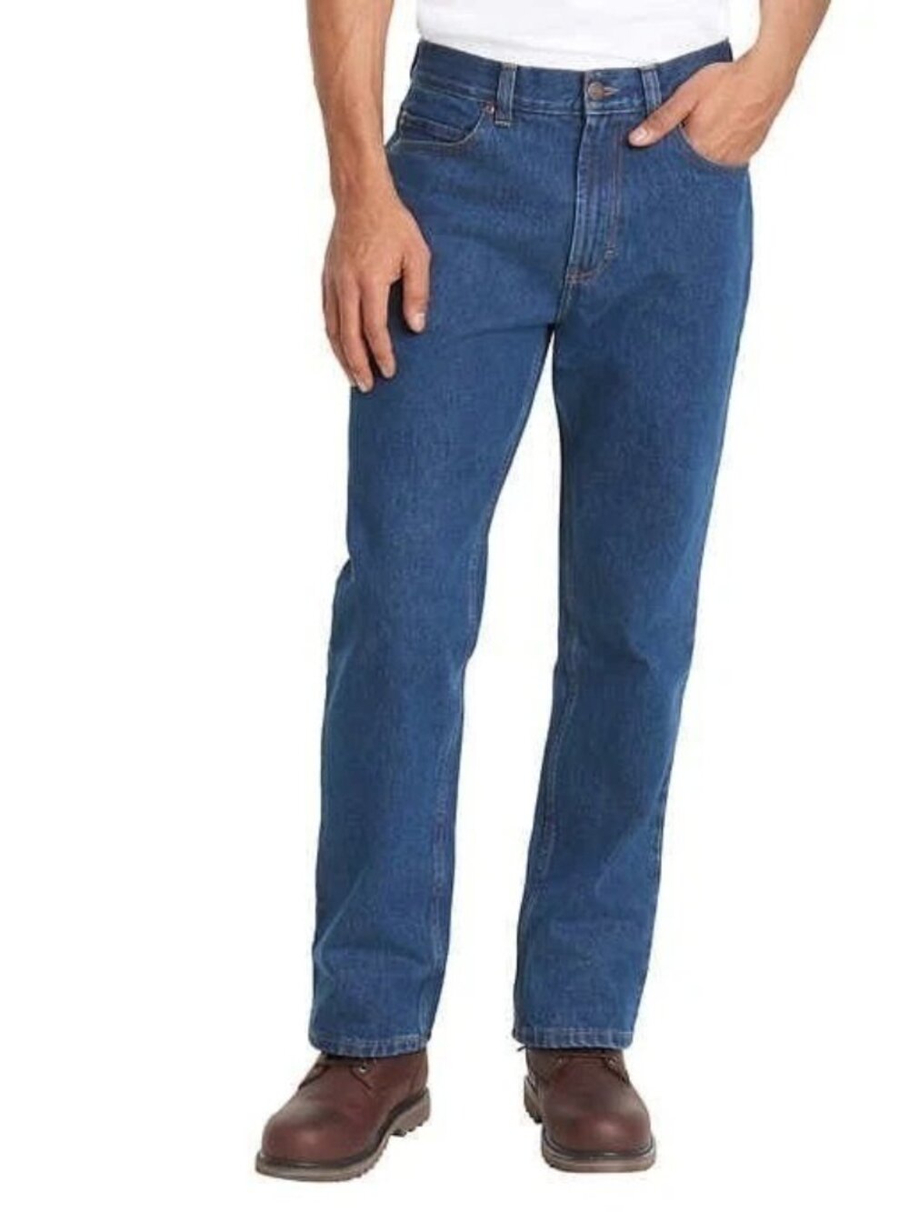 Kirkland Signature Men's Jeans Relaxed Fit 100% Cotton Double, Size 36xx29